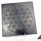 Tile 20 x 20 x 2 cm Flower Of Life by eliteshungite.com