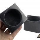Candle holder 7 cm x 7 cm by eliteshungite.com
