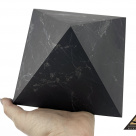 Pyramid 15 x 15 cm  n/polished by eliteshungite.com