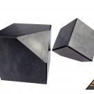 Cube 10 cm cut base by eliteshungite.com