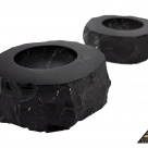 Candle holder round by eliteshungite.com