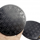 Tile round diam. 10 cm Flower Of Life by eliteshungite.com