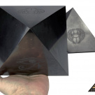 Pyramid 15 x 15 cm Carving Horus Eye/Scarab by eliteshungite.com