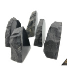 One side polished standing shungite small by eliteshungite.com