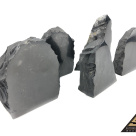 One side polished standing shungite small by eliteshungite.com