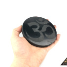 Tile round diam. 10 cm ÓM by eliteshungite.com