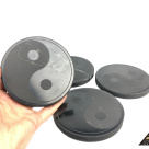 Tile round diam. 10 cm Yin Yang by eliteshungite.com