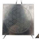 Tile 15 x 15 x 2 cm Flower Of Life by eliteshungite.com