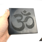 Tile 10 x 10 x 1 cm ÓM by eliteshungite.com