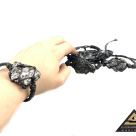 Bracelet Shamballa with elite shungite by eliteshungite.com
