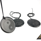 Pendant engraving Yin Yang tumbled by eliteshungite.com