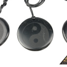 Pendant engraving Yin Yang tumbled by eliteshungite.com