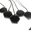 Pendant Hexagonal tumbled by eliteshungite.com