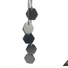 Pendant Hexagonal tumbled by eliteshungite.com