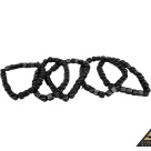 Bracelet cube bead 6 mm on rubber band by eliteshungite.com
