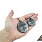 Pendant engraving Tree of life 3,5 cm by eliteshungite.com