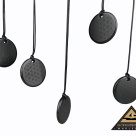 Pendant carvig Flower of Life 3,5 cm tumbled by eliteshungite.com