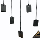 Pendant Rectangle Slice 20 x 30 mm tumbled by eliteshungite.com