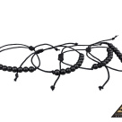 Bracelet Shamballa beads 6 mm, 9 pc by eliteshungite.com