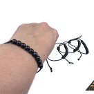 Bracelet Shamballa beads 6 mm, 9 pc by eliteshungite.com