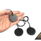 Pendant carving Flower of Life 3,5 cm  by eliteshungite.com