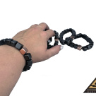 Bracelet cube bead 10 mm with 1 Copper coated bead by eliteshungite.com