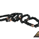 Bracelet cube bead 10 mm with 1 Copper coated bead by eliteshungite.com