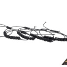 Bracelet Shamballa cube beads 6 mm, 9 pc by eliteshungite.com