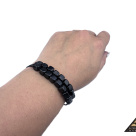 Bracelet Shamballa cube beads 6 mm, 9 pc by eliteshungite.com