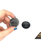 Protective slice for notebook round diam. 3,5 cm, carving Tree of Life by eliteshungite.com