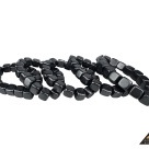 Bracelet cube bead 12 mm on rubber band by eliteshungite.com