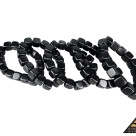 Bracelet cube bead 12 mm on rubber band by eliteshungite.com