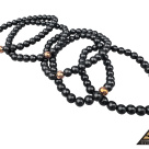 Bracelet cube bead 6 mm on rubber band with 1 Copper bead by eliteshungite.com