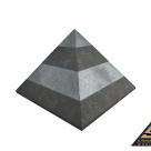 Pyramid 15 cm Zebra by eliteshungite.com